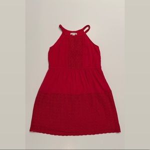 Girls Everly Eyelet Gauze Dress - Garnet Hill